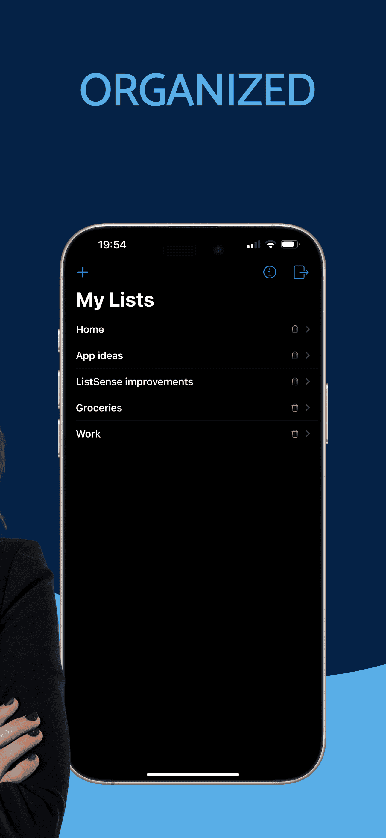 ListSense App - Organization